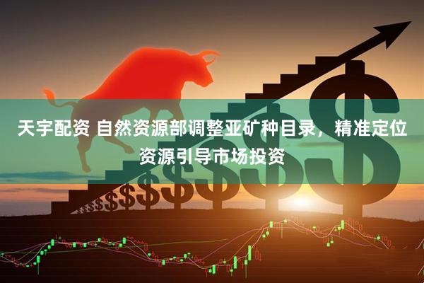 天宇配资 自然资源部调整亚矿种目录，精准定位资源引导市场投资