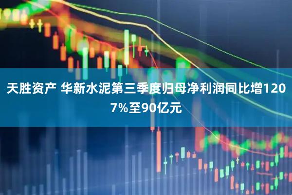 天胜资产 华新水泥第三季度归母净利润同比增1207%至90亿元